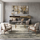 Amer Mystique MYS-47 Silver area rug - lifestyle view