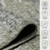 Amer Mystique MYS-12 Stone Blue area rug - infographic view