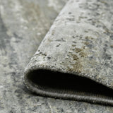 Amer Mystique MYS-12 Stone Blue area rug - rolled view