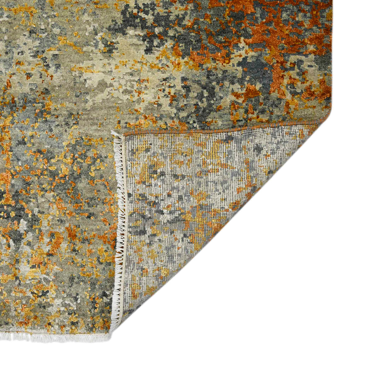 Amer Mystique MYS-14 Orange area rug - back view