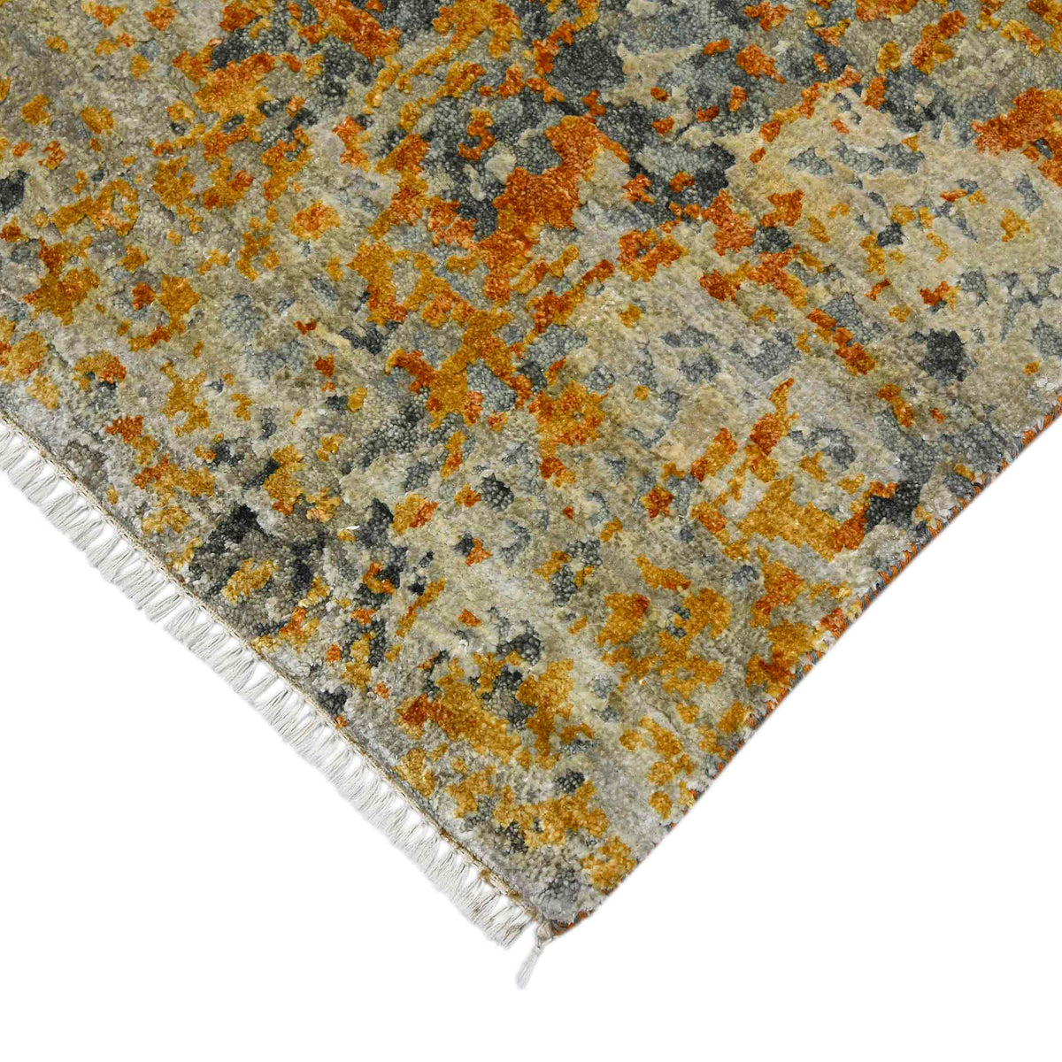 Amer Mystique MYS-14 Orange area rug - corner view