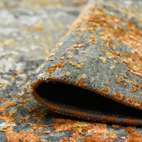 Amer Mystique MYS-14 Orange area rug - rolled view