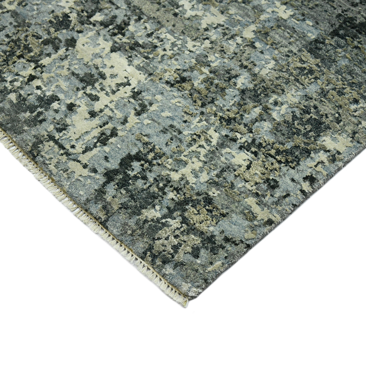 Amer Mystique MYS-23 Cool Gray area rug - corner view
