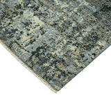 Amer Mystique MYS-23 Cool Gray area rug - corner view