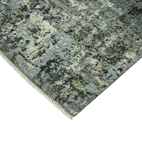 Amer Mystique MYS-23 Cool Gray area rug - corner view