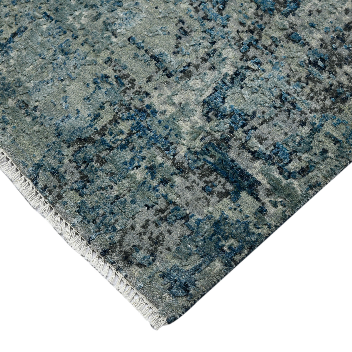 Amer Mystique MYS-25 Polo Blue area rug - corner view