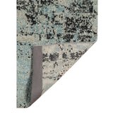 Amer Mystique MYS-27 Grayish Blue area rug - back view