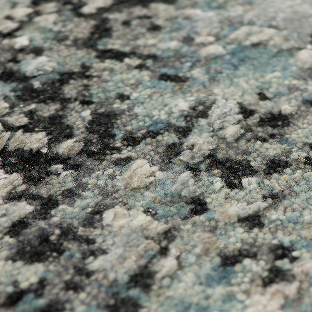 Amer Mystique MYS-27 Grayish Blue area rug - close-up view