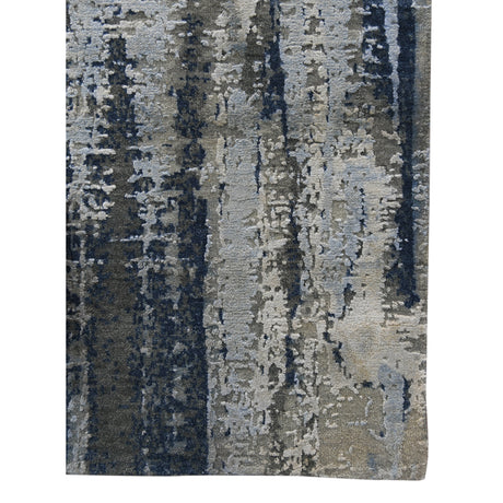 Amer Mystique MYS-48 Blue area rug - corner view