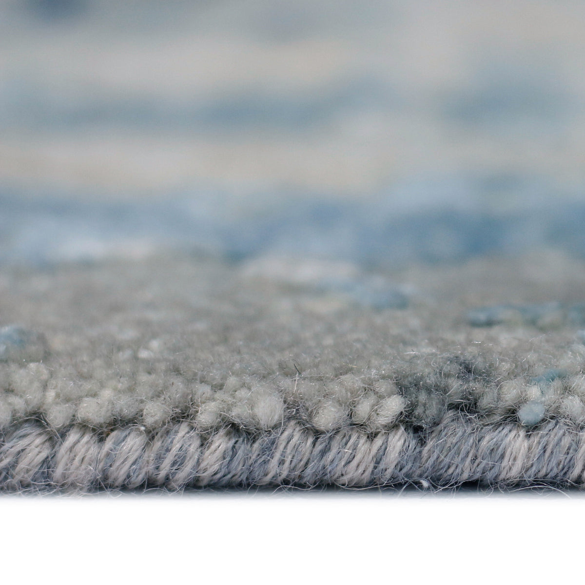 Amer Mystique MYS-48 Blue area rug - profile view
