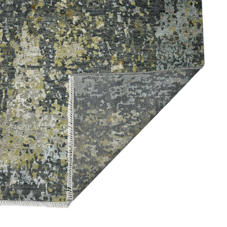 Amer Mystique MYS-8 Steel Gray area rug - back view