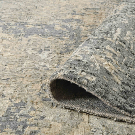 Amer Mystique MYS-91 Dark Gray area rug - rolled view