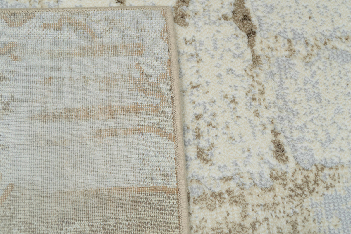 Dynamic Rugs Mysterio 1205 Ivory Rugs - corner detail