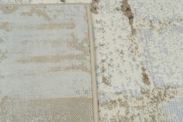 Dynamic Rugs Mysterio 1205 Ivory Rugs - corner detail