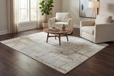 Dynamic Rugs Mysterio 1205 Ivory Rugs - room scene