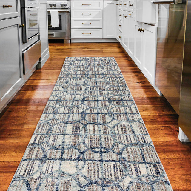Dalyn Neola NA12 Machine Made Transitional Blue Rug