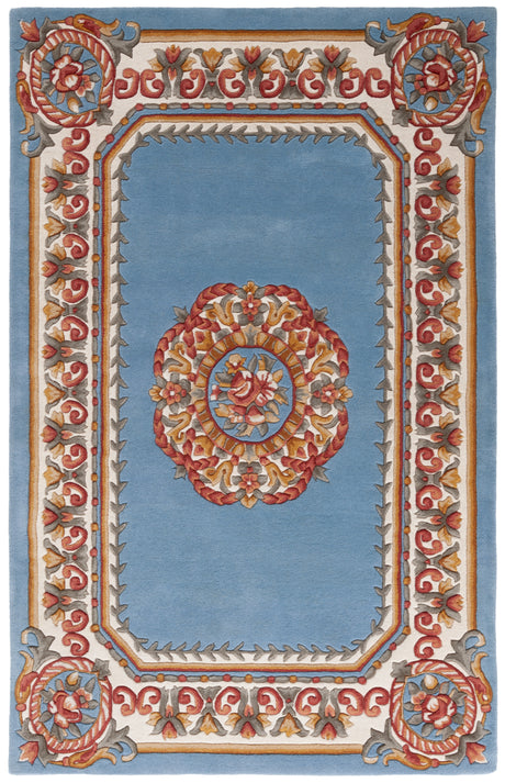 Safavieh Naples Na901J Light Blue/Ivory Rug.