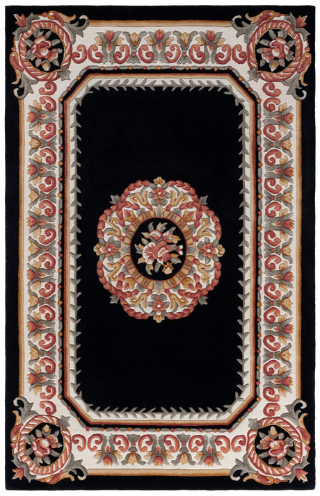 Safavieh Naples Na901Z Black/Ivory Rug.