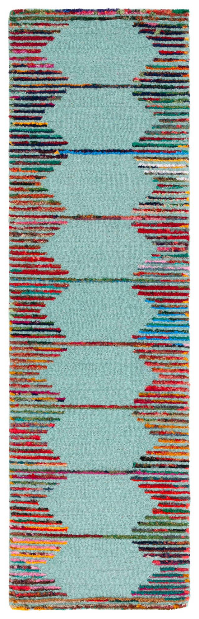 Safavieh Nantucket Nan605W Teal/Red Rug.