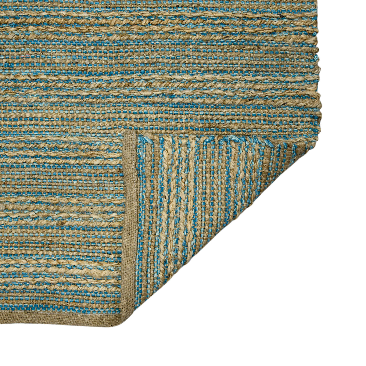 Amer Naturals NAT-1 Blue area rug - back view