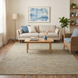 Amer Naturals NAT-1 Blue area rug - lifestyle view
