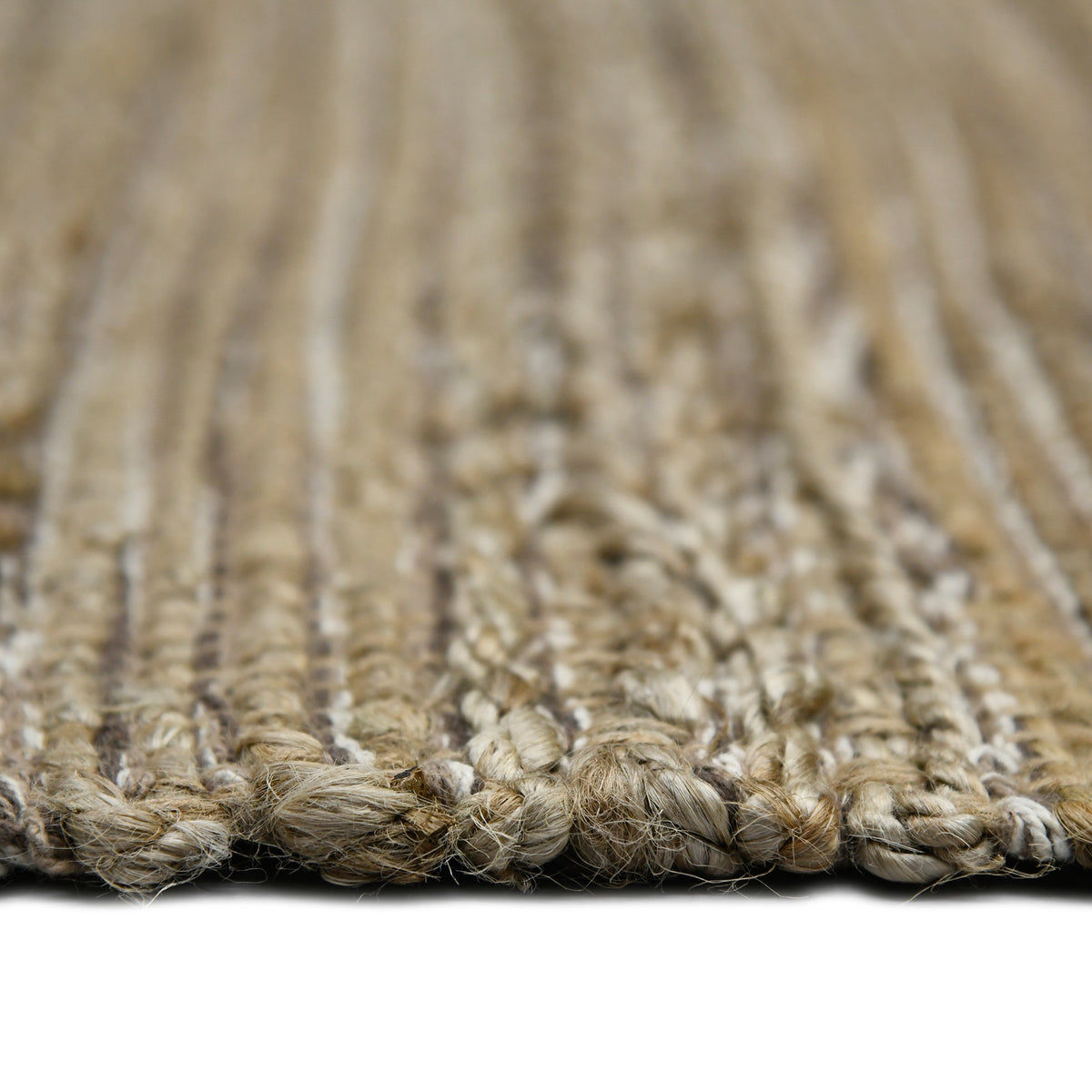 Amer Naturals NAT-2 Brown area rug - profile view