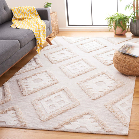 Safavieh Natura Nat203B Beige/Light Grey Rug.