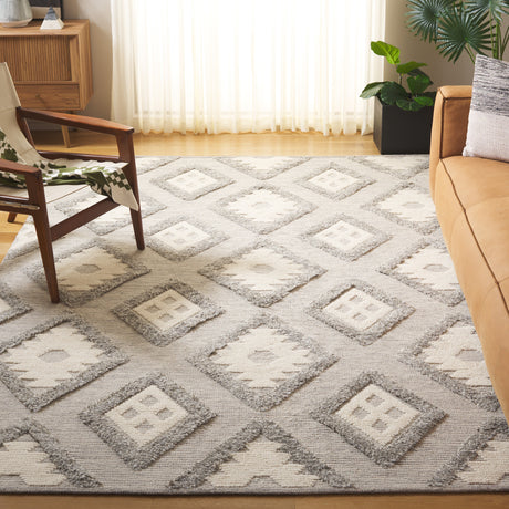 Safavieh Natura Nat203F Grey/Ivory Rug.