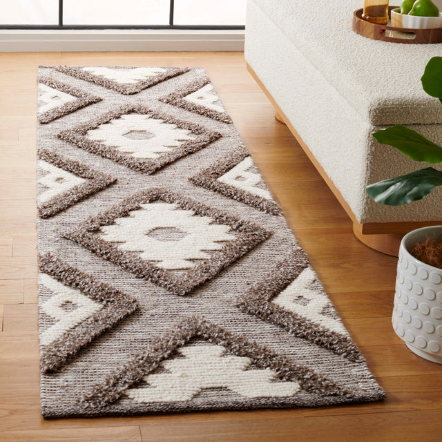 Safavieh Natura Nat203H Dark Grey/Ivory Rug.