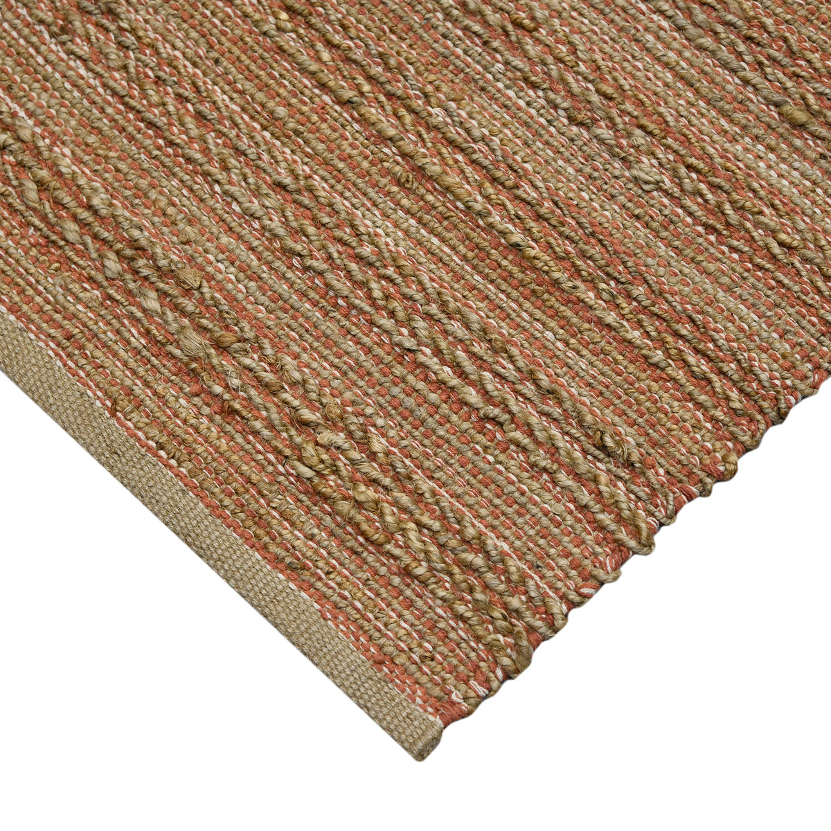 Amer Naturals NAT-3 Orange area rug - corner view