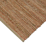 Amer Naturals NAT-3 Orange area rug - corner view