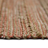 Amer Naturals NAT-3 Orange area rug - profile view