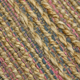 Amer Naturals NAT-4 Pink area rug - close-up view