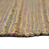 Amer Naturals NAT-4 Pink area rug - profile view