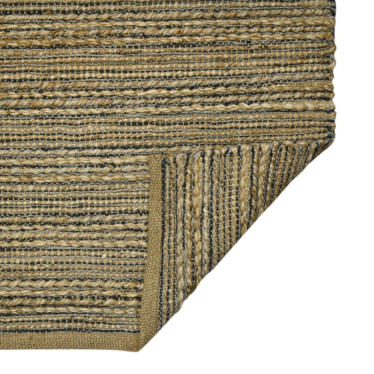 Amer Naturals NAT-6 Dark Gray area rug - back view