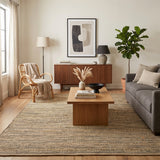 Amer Naturals NAT-6 Dark Gray area rug - lifestyle view
