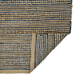 Amer Naturals NAT-7 Navy area rug - back view