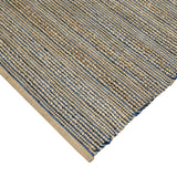Amer Naturals NAT-7 Navy area rug - corner view
