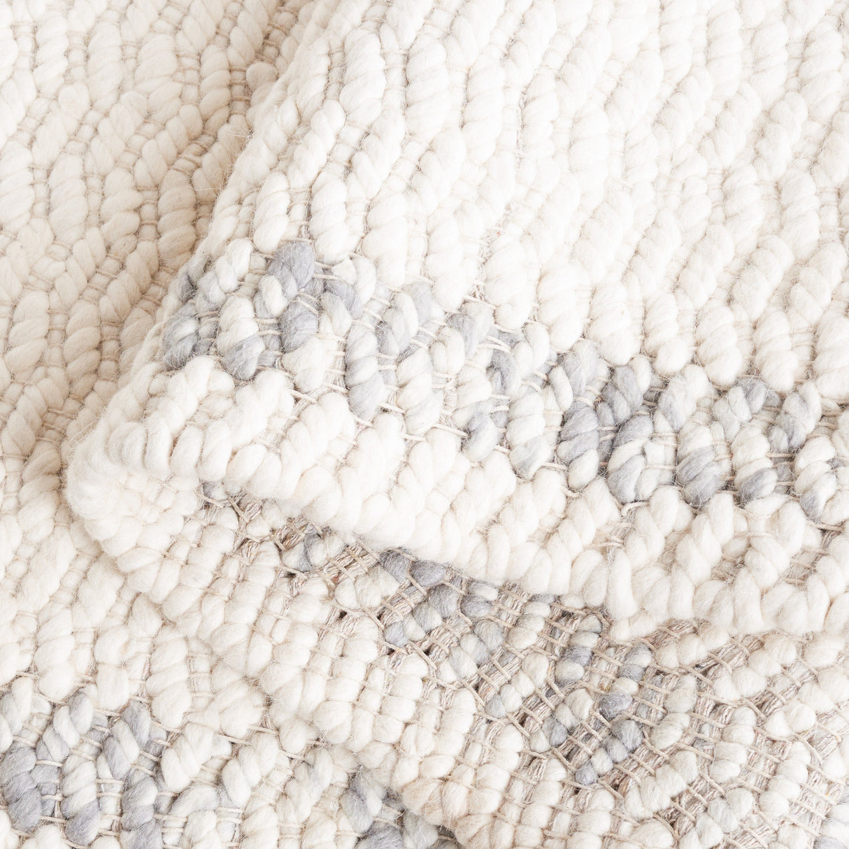 Safavieh Natura Nat713F Ivory/Grey Rug.