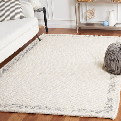 Safavieh Natura Nat713F Ivory/Grey Rug.