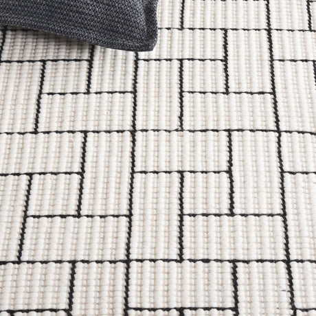 Safavieh Natura Nat719A Ivory/Black Rug.