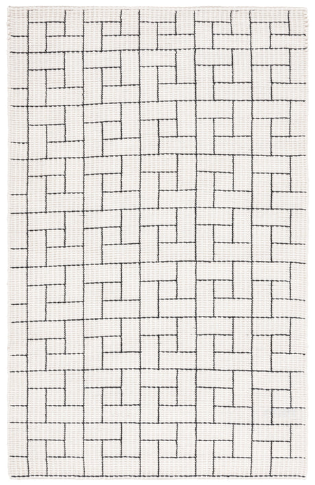 Safavieh Natura Nat719A Ivory/Black Rug.