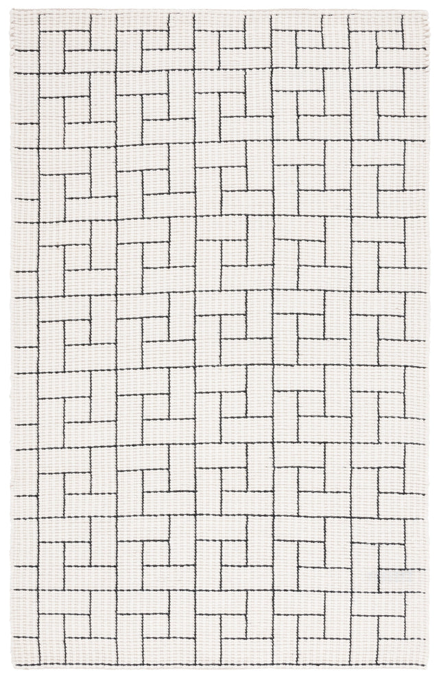 Safavieh Natura Nat719A Ivory/Black Rug.