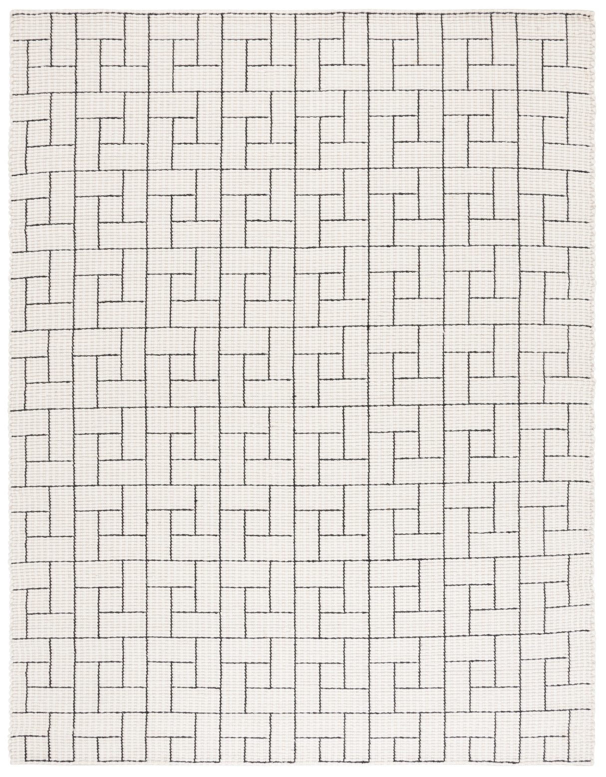 Safavieh Natura Nat719A Ivory/Black Rug.