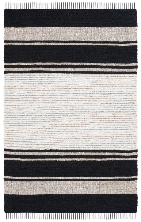 Safavieh Natural Fiber Nf203Z Ivory/Black Rug.