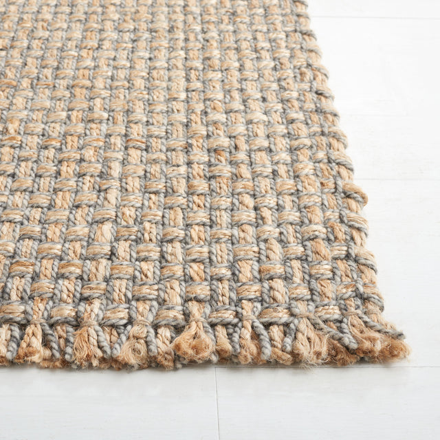 Safavieh Natural Fiber Nf814A Natural/Grey Rug.