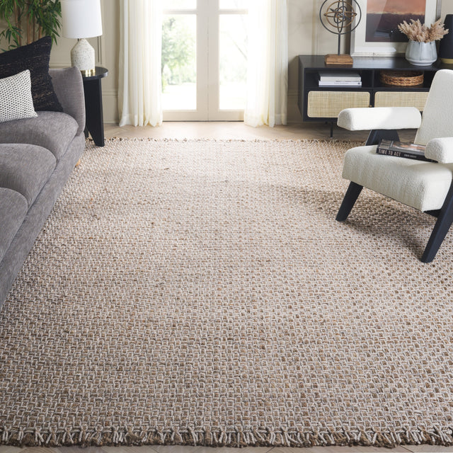 Safavieh Natural Fiber Nf819A Natural/Grey Rug.