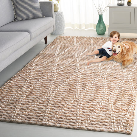 Safavieh Natural Fiber Nf877A Natural/Ivory Rug.