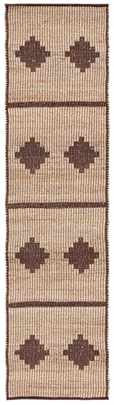 Safavieh Natural Fiber Nf878A Natural/Brown Rug.