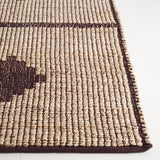 Safavieh Natural Fiber Nf878A Natural/Brown Rug.